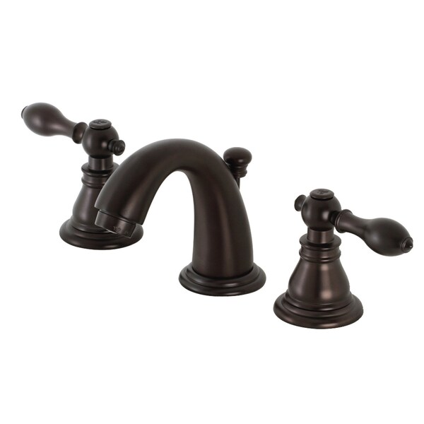 Kingston Brass KB915ACL Widespread Bathroom Faucet with Retail Pop-Up, Oil Rubbed Bronze KB915ACL - main